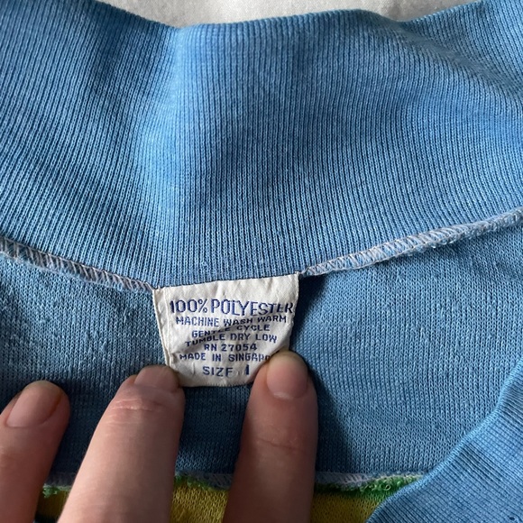 Vintage Terry cloth shirt, 80s - Picture 2 of 4